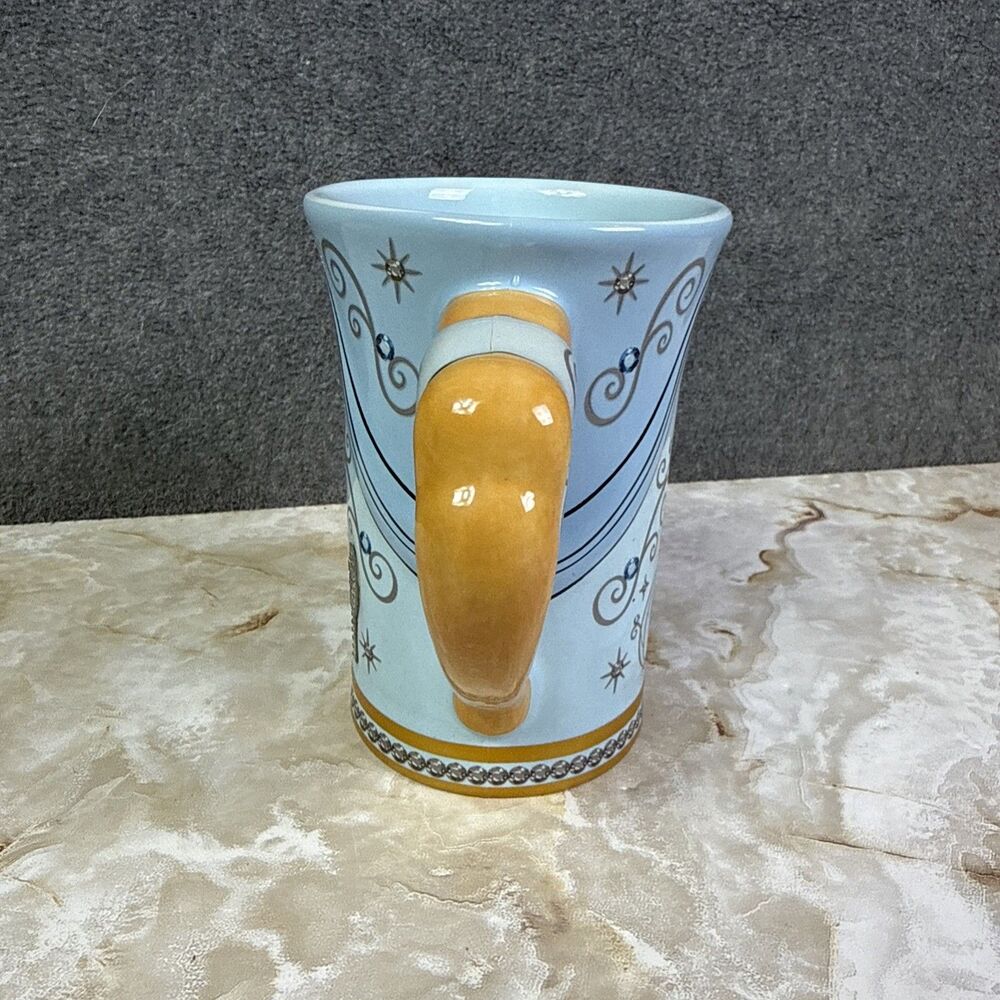 Disney Parks Cinderella Mug Blue Gold Princess Disney Franchise Coffee Tea Cup - Picture 5 of 8